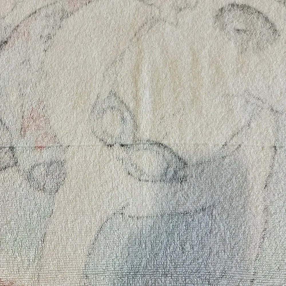 SPUDS MACKENZIE BEACH TOWEL Bud Light 1980s Party Animal Dog 57”x35” *READ*